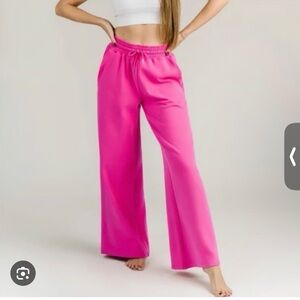 ZYIA Pink Wide Leg Pants